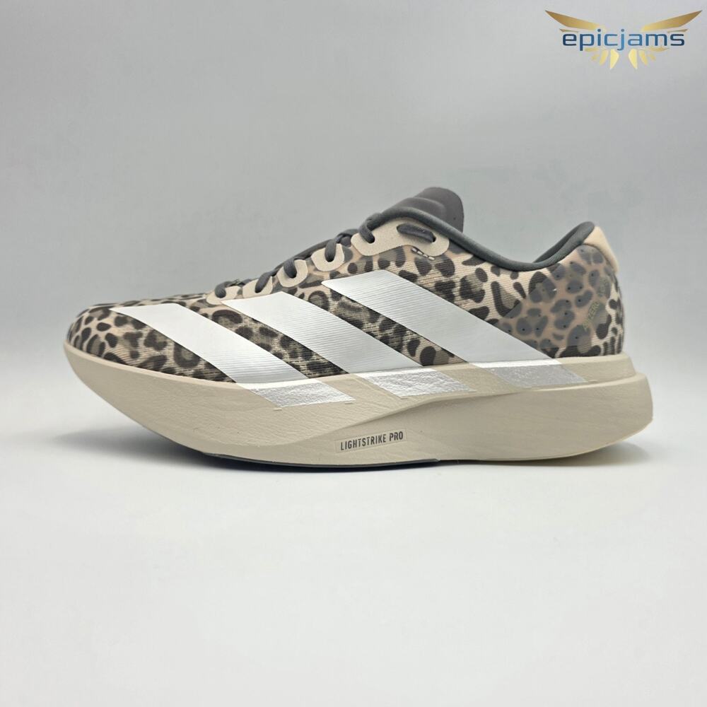 adidas Adizero Evo SL Women’s Sz 8 Running Shoes KI3948 Leopard Crystal Linen